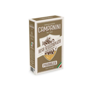 Рис пропаренный "Parboiled Campanini" Италия фасовка 1 kg - фото | Сирна Карта