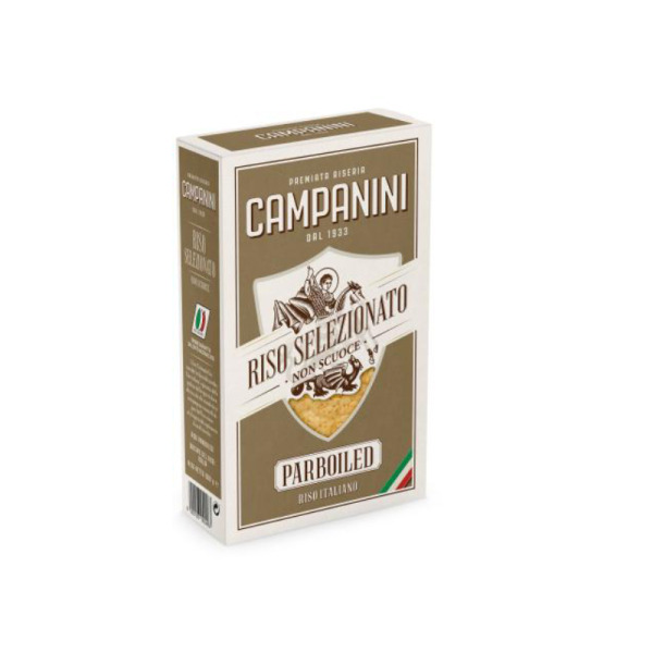 Купить Рис пропаренный Parboiled Campanini Италия фасовка 1 kg — премиальные Крупы · Специи от Cheese Map™ Украина