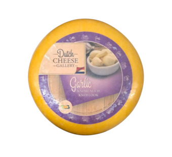 Сыр с чесноком "Dutch Cheese Gallery" 50% - фото | Сирна Карта