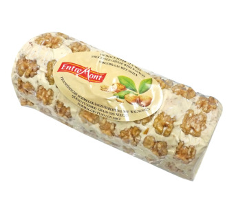 Сыр с грецкими орехами "EntreMont" Франция фасовка 1 kg - фото | Сирна Карта