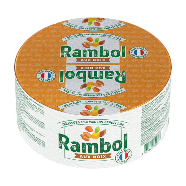 Купить Сыр с грецкими орехами Rambol 55% Франция — премиальные Французские · Швейцарские от Cheese Map™ Украина