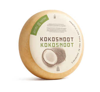 Сыр с кокосом "Kokosnoot" — экзотический деликатес премиум-класса (Голландия) - фото | Сирна Карта