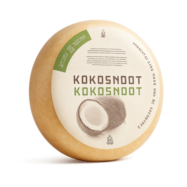 Купить Сыр с кокосом Kokosnoot — экзотический деликатес премиум-класса (Голландия) — премиальные Голландские · Сыры от Cheese Map™ Украина