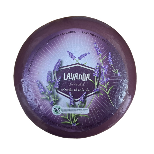 Купить Сыр с лавандой Lavenda Van de Boerderij Kaas 50% — премиальные Голландские · Сыры от Cheese Map™ Украина