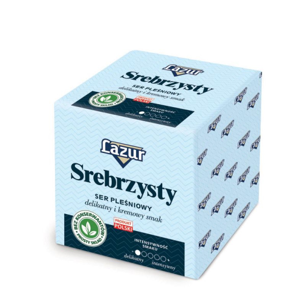Купить Сыр с плесенью Серебристый Srebrzysty Lazur — премиальные Сыры · Польша от Cheese Map™ Украина