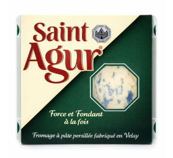 Saint Agur — сыр с голубой плесенью | Франция | 125 г - фото | Сирна Карта