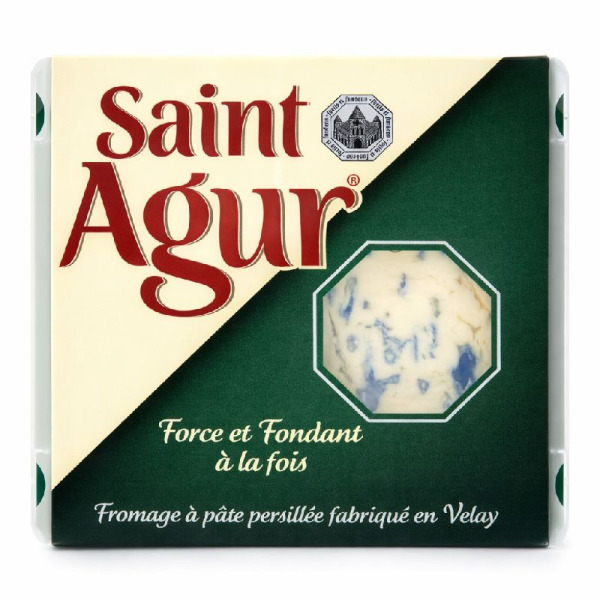 Saint Agur — сыр с голубой плесенью | Франция | 125 г – фото товара | Сырная Карта
