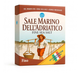 Sale Marino Dell'Adriatico соль морская мелкая 1 кг Италия – фото товару | Сирна Карта