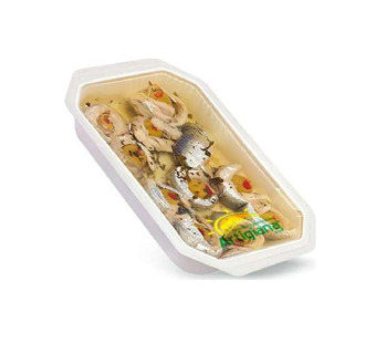 Сардины с оливками "Sardine con Olive Artigiana" Италия фасовка пластик 0.2 kg - фото | Сирна Карта
