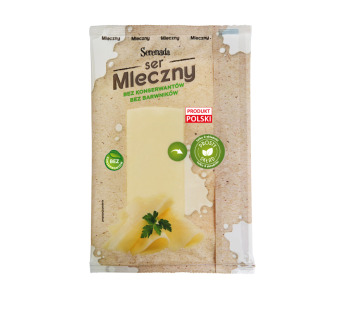 Serenada Mleczny сир нарізка 45% 135 г Польща — фото | Сирна Карта