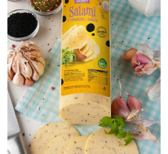 Serenada Salami Garlic Herbs сыр твердый 45% Польша - фото | Сирна Карта