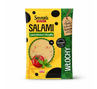 Serenada Salami сир нарізка 45% 135 г Польща — фото | Сирна Карта