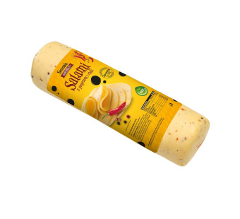 Serenada Salami Pepper Chili сыр твердый 45% Польша - фото | Сирна Карта