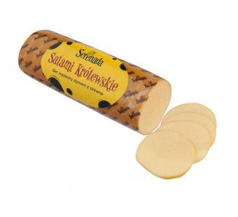 Serenada Salami Smoked сир твердий 45% Польща — фото | Сирна Карта
