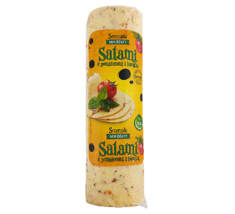 Serenada Salami Tomato Basil сыр твердый 45% Польша - фото | Сирна Карта