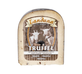 Сир шматочками козячий з трюфелем "Truffle Landana" 50% — фото | Сирна Карта