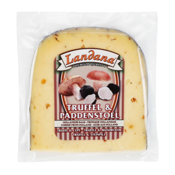 Купити Сир шматочками з трюфелем та грибами Truffle & Cep Landana 50% — преміальні Landana · Преміум від Cheese Map™ Україна