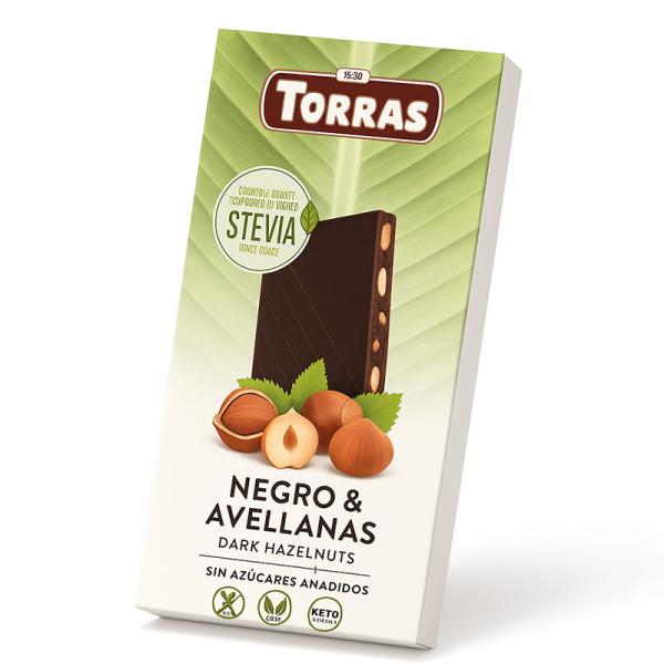 Купить Шоколад Torras чорный без сахара | деликатес с фундуком, насыщенный вкус | премиум деликатес | Испания | 125 г – Сырная Карта — премиальные Шоколад · Конфеты от Cheese Map™ Украина