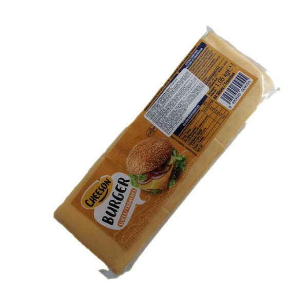Купити Слайси для бургерів з сиром Чеддер Cheeson Іспанія фасування 1.05 kg — преміальні Англійські · Іспанські від Cheese Map™ Україна