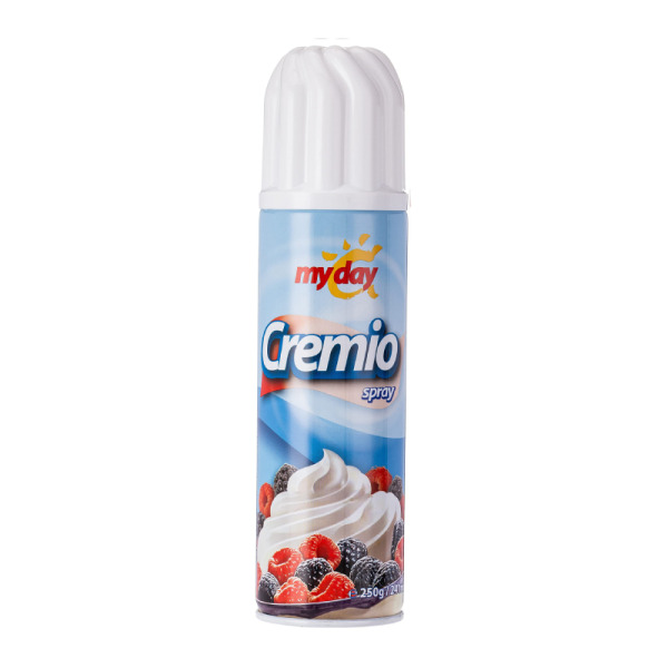 Купить Сливки растительные в аэрозоле 20% Cremio Болгария фасовка 0.25 kg/ 0.241 l — премиальные Сливки · Кулинарные от Cheese Map™ Украина