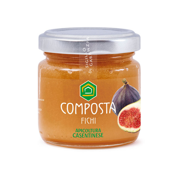 Купити Соус до сиру із інжиру Apicoltura Casentinese Італія фасування скло 0.1 kg — преміальні Джеми · Мед від Cheese Map™ Україна