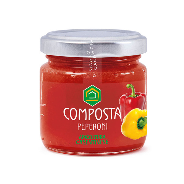 Купить Соус к сыру из сладкого перца Apicoltura Casentinese Италия фасовка стекло 0.1 kg — премиальные Джемы · Мед от Cheese Map™ Украина