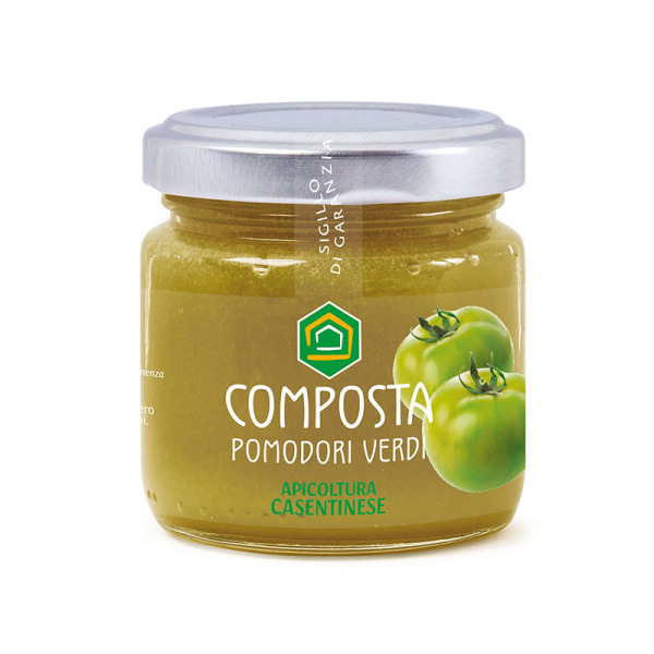 Купить Соус к сыру из зеленых помидор Apicoltura Casentinese Италия фасовка стекло 0.1 kg — премиальные Джемы · Мед от Cheese Map™ Украина