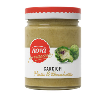 Соус Nova Premium Carciofi артишоковый | сливочный, густой, ароматный | премиум деликатес | Италия | стекло 540 г – Сырная Карта - фото | Сирна Карта
