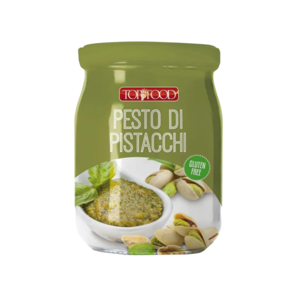 Купить Соус песто из фисташек Pesto di Pistacchio Top Food Италия фасовка стекло 0.5 kg — премиальные Премиальные · Трюфельные от Cheese Map™ Украина