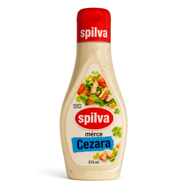 Купить Соус Цезарь Spilva 375 мл — идеальный вкус премиального салата! Латвийский продукт с мировым качеством. — премиальные Горчицы · Майонезы от Cheese Map™ Украина