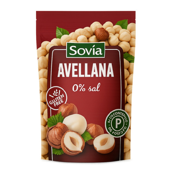 Купить Sovía Avellana 0% Sal – элитный лесной орех без соли, без глютена и с идеальным вкусом!  Premium отбор для гурманов и ресторанов — премиальные Орехи · Сухофрукты от Cheese Map™ Украина