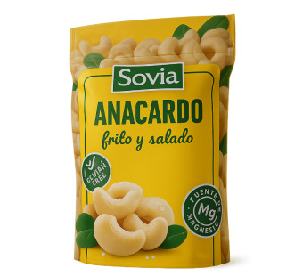 Sovia Anacardo — кешью обжаренные с морской солью | Испания | 0.15 кг - фото | Сирна Карта