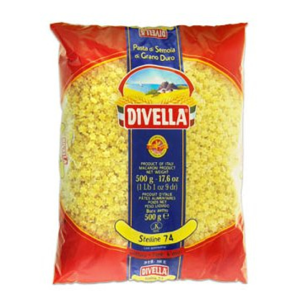 Купить Макароны Stelline 074 Divella Италия фасовка 0.5 kg — премиальные Паста · Макароны от Cheese Map™ Украина