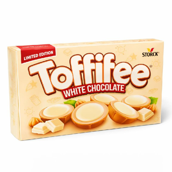 Storck Toffifee White Chocolate — цукерки з фундуком | Німеччина | 125 г – фото товару | Сирна Карта