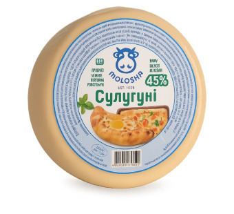 Сулугуни рассольный 45% "Molosha" белково-жировой продукт | Украина | 0.5 кг | Сырная Карта – вкус Европы - фото | Сирна Карта