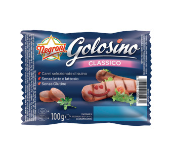 Свиные Франкфуртские сосиски "Golosino Classico Negroni" Итилия фасовка 5 * 0.1 kg - фото | Сирна Карта