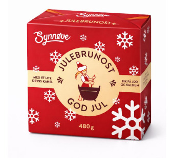 Synnøve Julebrunost Cinnamon — сыр карамельный | Норвегия | 480 г - фото | Сирна Карта