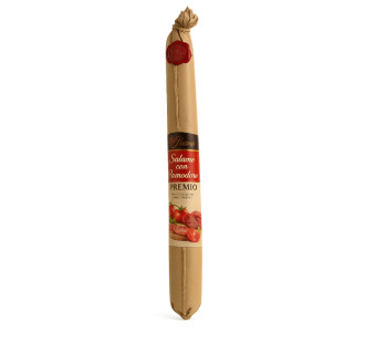 Сиров'ялена ковбаса Салямі з томатами Riamo (Salame con Pomodori) 300 г - гастрономічний акцент Італії в Україні – фото товару | Сирна Карта