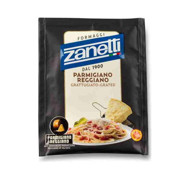 Купить Тёртый сыр Parmigiano Reggiano Zanetti – Легендарный вкус Италии в каждой крошке! — премиальные Итальянские · Сыры от Cheese Map™ Украина