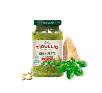 Tigiullo Pesto alla Genovese Senz’aglio соус песто 185 г Италия – фото товару | Сирна Карта