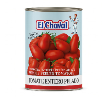 Томаты очищенные целые "El Chaval" – вкус солнца Испании в каждой банке! Идеальный ингредиент для ресторанной кухни и домашних кулинарных шедевров - фото | Сирна Карта