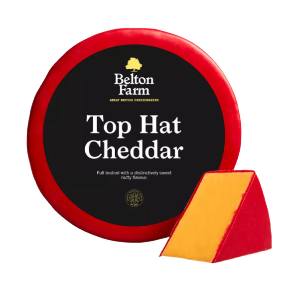Купить Сыр Чеддер Top Hat Cheddar Belton Farm – премиальный английский чеддер с насыщенным ореховым вкусом и яркой текстурой!  Идеален для гурманов, ресторанов и HoReCa. — премиальные Английские · Испанские от Cheese Map™ Украина
