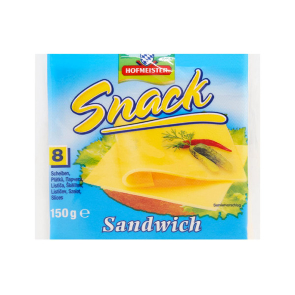 Купить Тост аналог Сандвич Snack Sandwich Hofmeister 50% фасовка 0.15 kg — премиальные Немецкие · Сыры от Cheese Map™ Украина