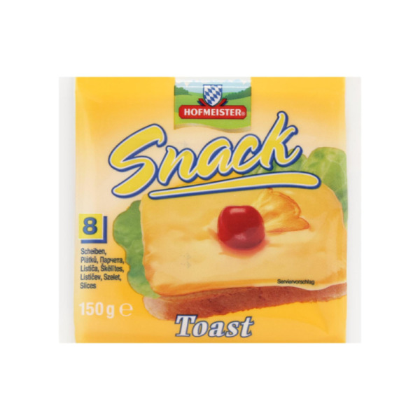 Купить Тост аналог Snack Toast Hofmeister 50% фасовка 0.15 kg — премиальные Немецкие · Сыры от Cheese Map™ Украина