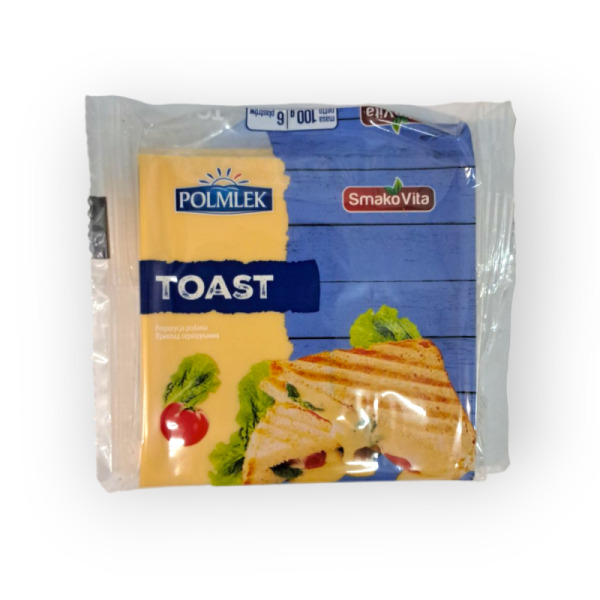 Купить Тост  Polmlek фасовка 0.1 kg — премиальные Сыры · Польша от Cheese Map™ Украина