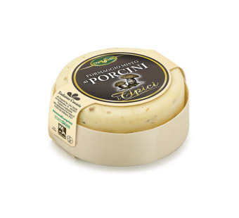 Trevalli Formaggio ai porcini — Сир з білим грибом преміум | Італія | 0.18 кг - фото | Сирна Карта