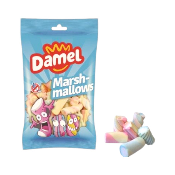 Купити Цукерки без глютену Маршмеллоу Mix Damel Іспанія фасування 0.08 kg — преміальні Шоколад · Цукерки від Cheese Map™ Україна