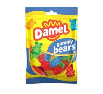Цукерки желейні без глютену "Gummy Bears Damel" Іспанія фасування 0.08 kg - фото | Сирна Карта