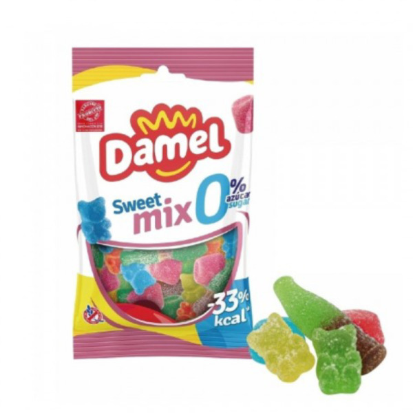 Купити Цукерки желейні без цукру Sweet mix Damel Іспанія фасування 0.09 kg — преміальні Шоколад · Цукерки від Cheese Map™ Україна