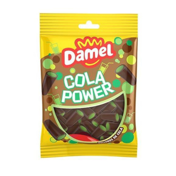 Купити Цукерки желейні веганськи Cola Power Damel Іспанія фасування 0.08 kg — преміальні Шоколад · Цукерки від Cheese Map™ Україна